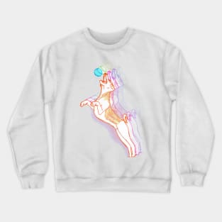 Jump For The Ball Dog 2023 By GDI Designs Crewneck Sweatshirt